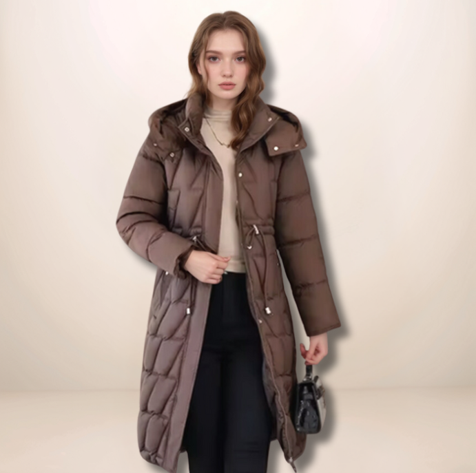 Isabella | Long Quilted Jacket