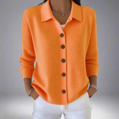 Layla™| Lapel Button Knitted Cardigan Jumper