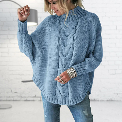 Elysian | Knitted pullover with cable pattern