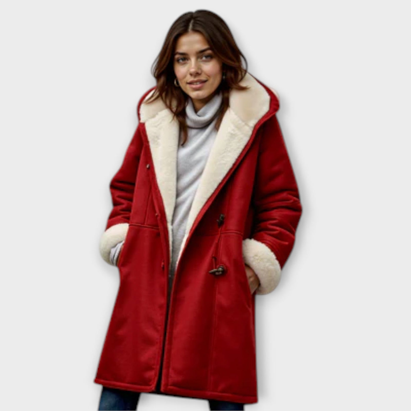 Antonia | Cosy Faux Fur-Lined Coat