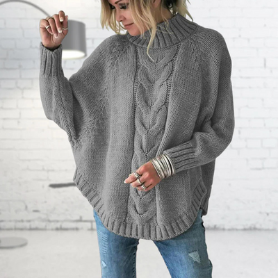 Elysian | Knitted pullover with cable pattern