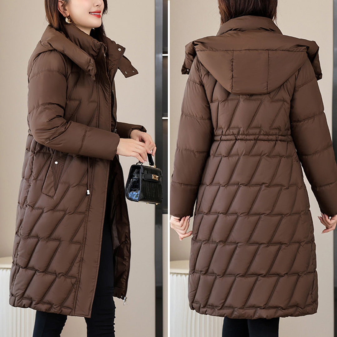 Isabella | Long Quilted Jacket