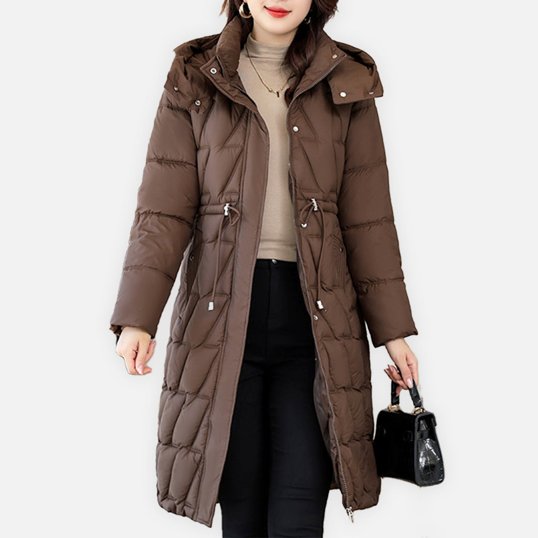 Isabella | Long Quilted Jacket