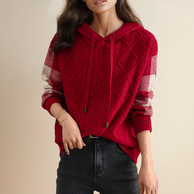 Leonie | Jacquard Hooded Jumper